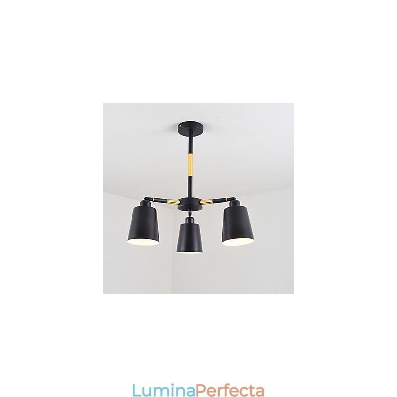 Lampă suspendată Pictură clasică tradițională pentru lemn de bambus în stil mini