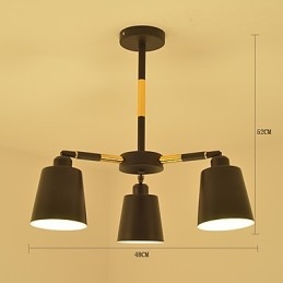 Lampă suspendată Pictură clasică tradițională pentru lemn de bambus în stil mini