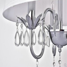 Caracteristică de pictură rustic Lodge pentru designeri Metal Interior Magazine Candelabru cu 2 becuri