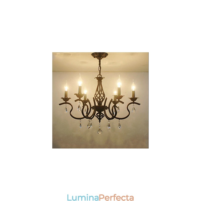 Candelabru de cristal în stil european, lumini de sufragerie, lumânări creative simple, lămpi și felinare, noutate iluminare