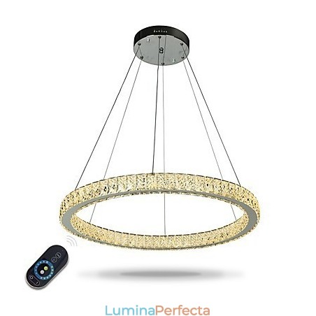 Plafoniera cu inel reglabil Lampă suspendată Candelabru modern Iluminat Lampă de interior cu telecomandă Plafoniera cu inel reglabil Lampă suspendată Candelabru modern Iluminat Lampă de interior cu telecomandă