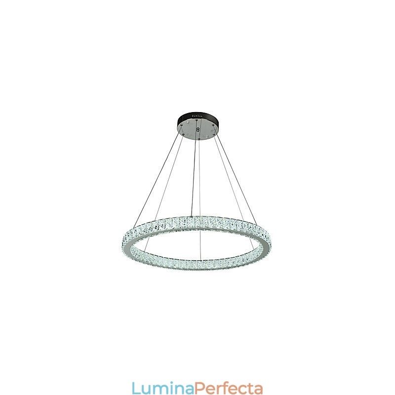Plafoniera cu inel reglabil Lampă suspendată Candelabru modern Iluminat Lampă de interior cu telecomandă