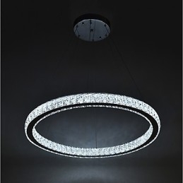 Plafoniera cu inel reglabil Lampă suspendată Candelabru modern Iluminat Lampă de interior cu telecomandă