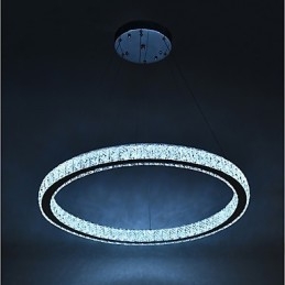 Plafoniera cu inel reglabil Lampă suspendată Candelabru modern Iluminat Lampă de interior cu telecomandă
