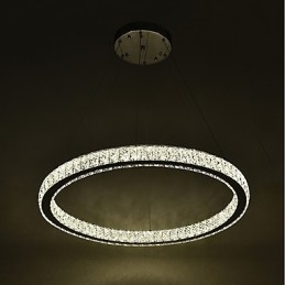 Plafoniera cu inel reglabil Lampă suspendată Candelabru modern Iluminat Lampă de interior cu telecomandă