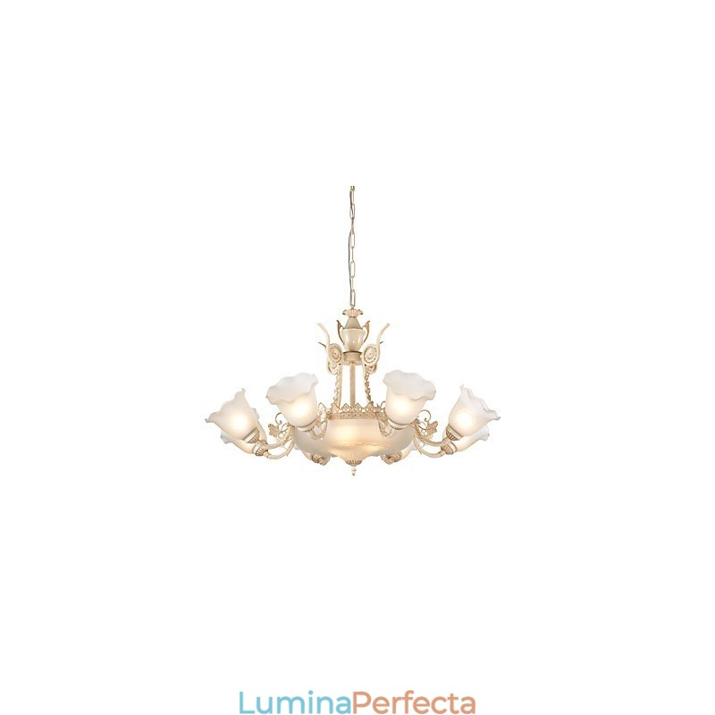 Caracteristica de pictură clasică tradițională pentru candelabru din metal în stil mini