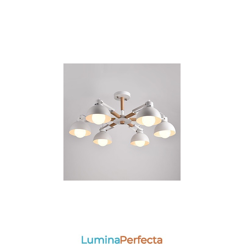 Caracteristică de pictură retro vintage tradițională clasică rustică pentru candelabru din metal în stil mini