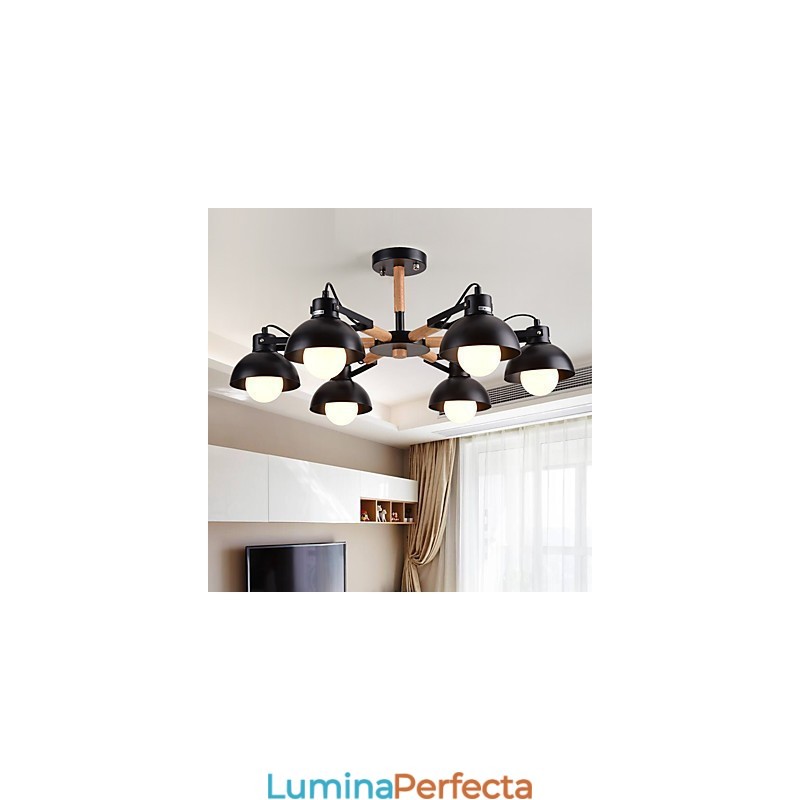 Caracteristică de pictură retro vintage tradițională clasică rustică pentru candelabru din metal în stil mini