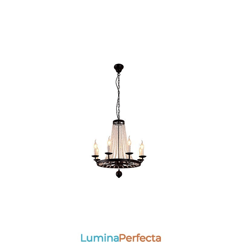 Candelabru cu 8 lumini Modern Contemporan Tradițional Clasic Rustic Casă Epocă Retro Lanternă Tobă Țară Insula Glob Bol