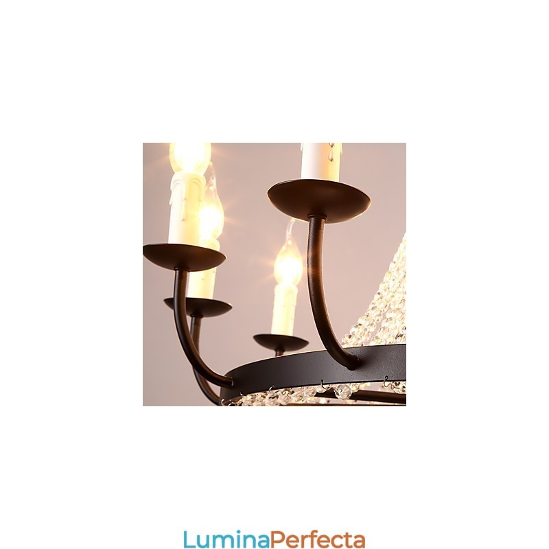 Candelabru cu 8 lumini Modern Contemporan Tradițional Clasic Rustic Casă Epocă Retro Lanternă Tobă Țară Insula Glob Bol