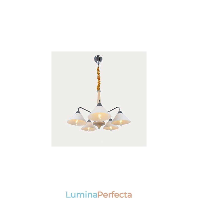 Candelabru contemporan modern cu 5 lumini pt