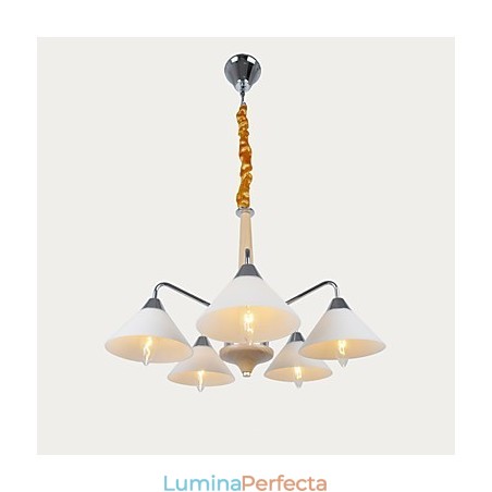 Candelabru contemporan modern cu 5 lumini pt