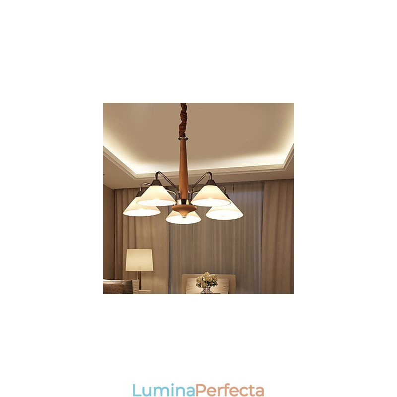 Candelabru contemporan modern cu 5 lumini pt