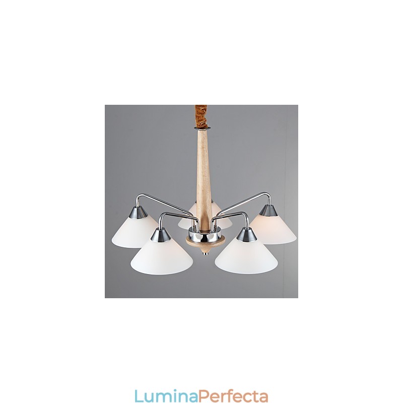 Candelabru contemporan modern cu 5 lumini pt