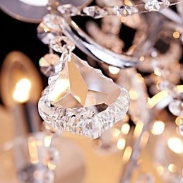 Modern, contemporan, tradițional, clasic, țară, cromat, caracteristică pentru designeri în stil mini de cristal Candelabru din metal