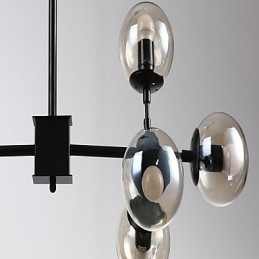 Caracteristică de pictură retro clasică tradițională pentru candelabru din metal în stil mini