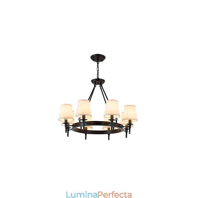Candelabru cu 8 lumini, montat la nivel, o lumină, două stiluri, modern, contemporan, tradițional, clasic, rustic, pictură