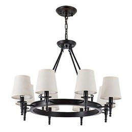Candelabru cu 8 lumini, montat la nivel, o lumină, două stiluri, modern, contemporan, tradițional, clasic, rustic, pictură
