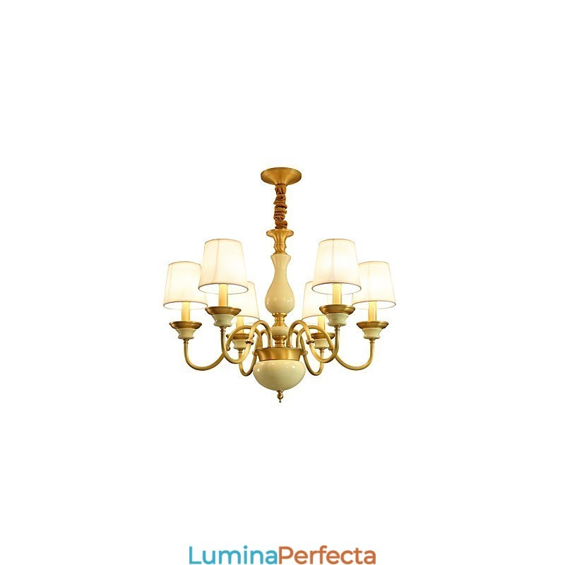 Candelabru din cupru Candelabru decorativ din jad D