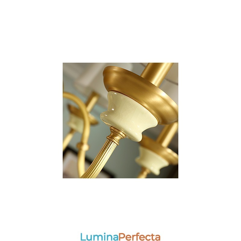 Candelabru din cupru Candelabru decorativ din jad D