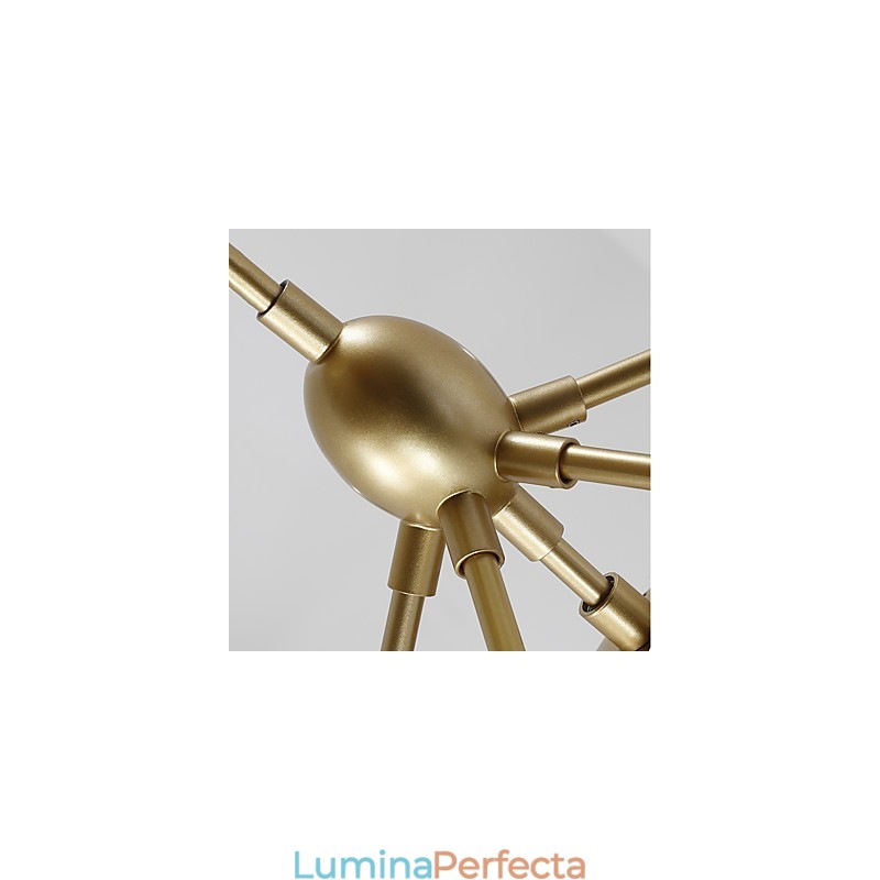 Fifteen Light Post Modern Europe Style Modo Metal Glass Pendant Lamp the Foyer Decorate Industrial Candelabro Lampă