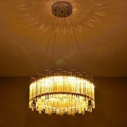 Caracteristică tradițională de pictură clasică pentru lumina suspendată din lemn de bambus în stil mini