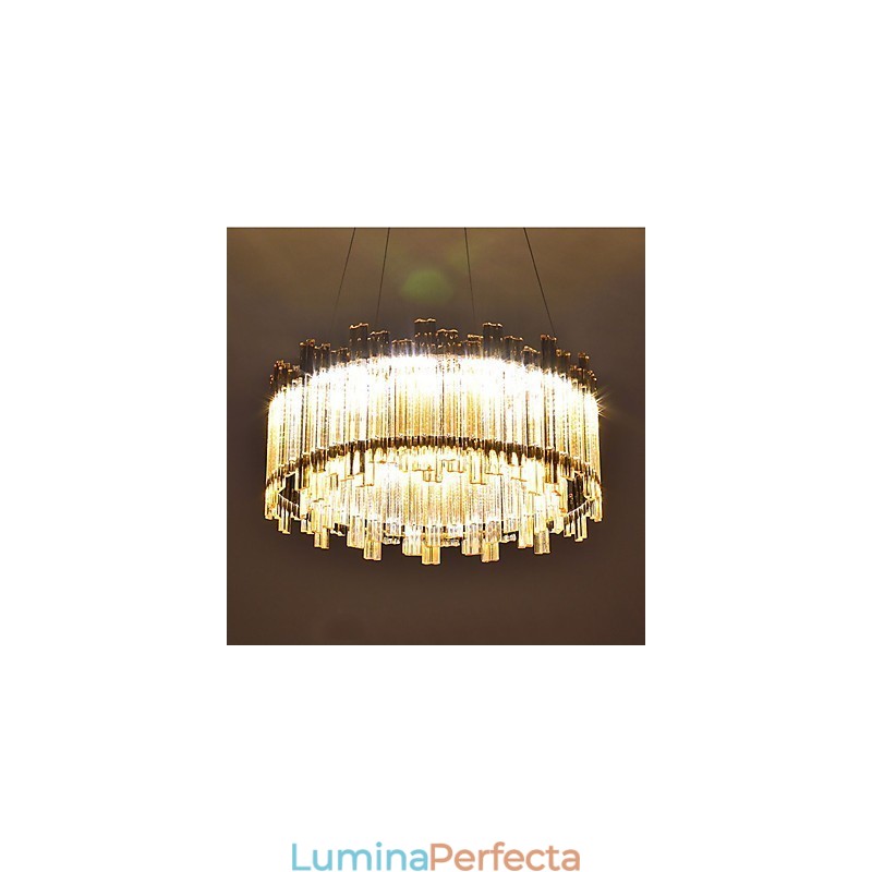 Caracteristică tradițională de pictură clasică pentru lumina suspendată din lemn de bambus în stil mini