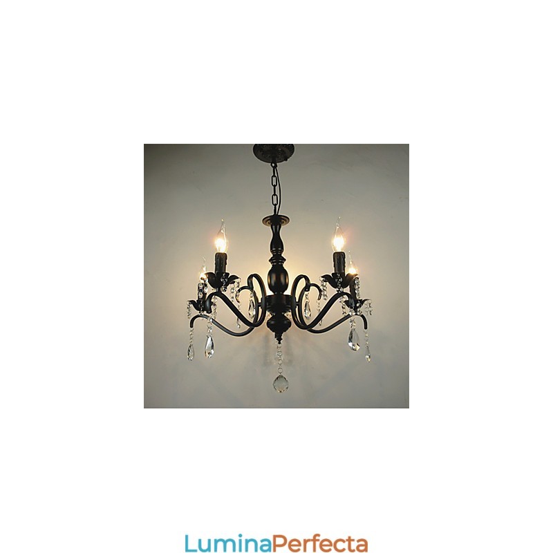 Noutate Iluminat Stilul european Lampa din fier forjat Originalitate Individualitate Decorat Lumanare Lampa Candelabru
