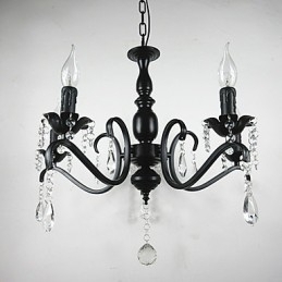 Noutate Iluminat Stilul european Lampa din fier forjat Originalitate Individualitate Decorat Lumanare Lampa Candelabru