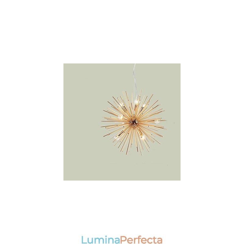 Retro imitație cupru linie creativă 10 lumini