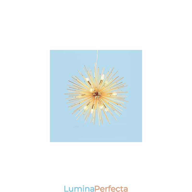 Retro imitație cupru linie creativă 10 lumini