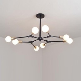 Lampă suspendată Pictură clasică tradițională pentru lemn de bambus în stil mini