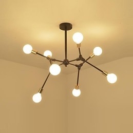 Lampă suspendată Pictură clasică tradițională pentru lemn de bambus în stil mini