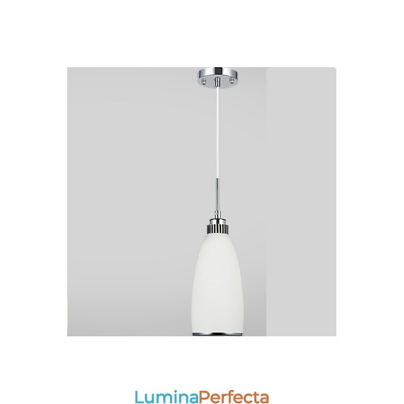 Lampă suspendată din metal, modernă, integrată, cu 1 lumină