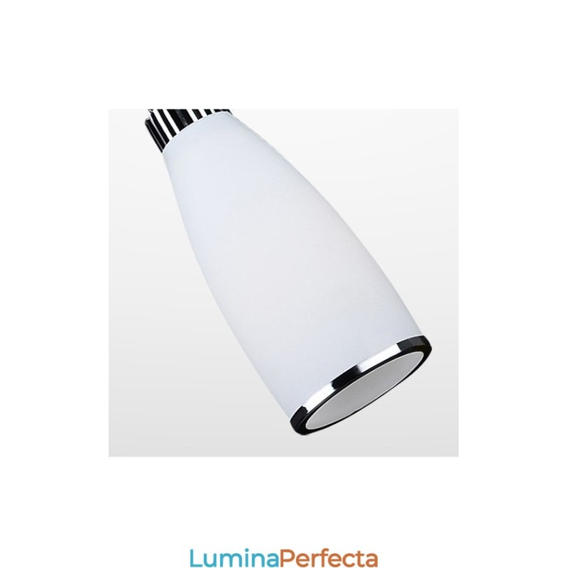 Lampă suspendată din metal, modernă, integrată, cu 1 lumină