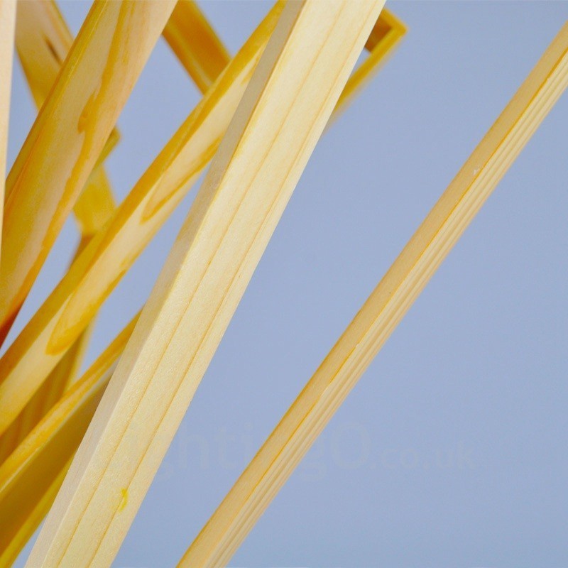 1 Lumină suspendată din lemn deschis modern și contemporan în stil nordic cu abajur din lemn