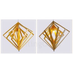 1 Lumină suspendată din lemn deschis modern și contemporan în stil nordic cu abajur din lemn