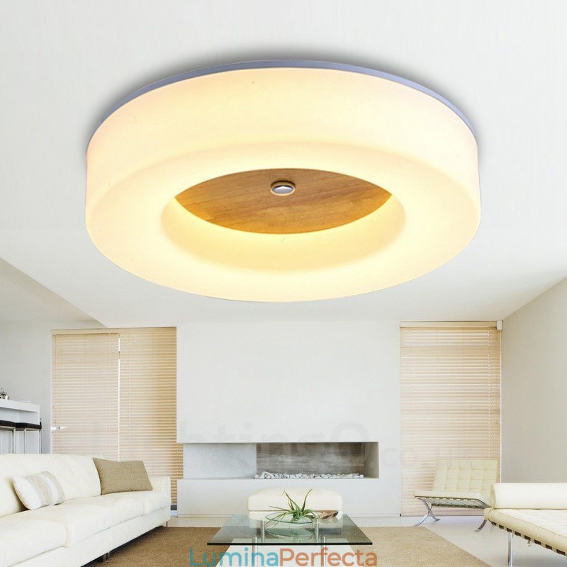 Plafoniere moderne, contemporane, în stil nordic, cu abajur din acril