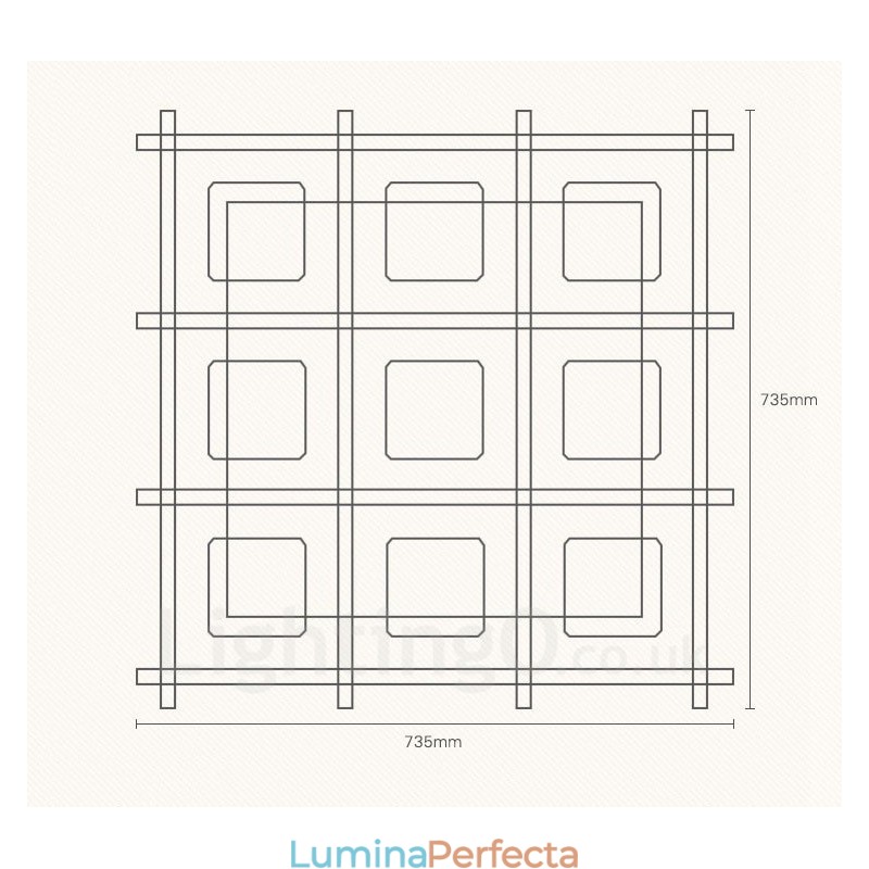 Plafoniere cu 9 lumini, moderne, contemporane, în stil nordic, cu abajur de sticlă