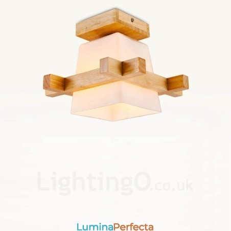 Plafoniere cu 1 lumină în stil nordic modern și contemporan cu abajur din sticlă Plafoniere cu 1 lumină în stil nordic modern și contemporan cu abajur din sticlă