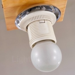 Plafoniere cu 1 lumină în stil nordic modern și contemporan cu abajur din sticlă