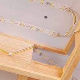 6 Plafoniere moderne, contemporane, nordice, cu montare încastrabilă, cu abajur acrilic