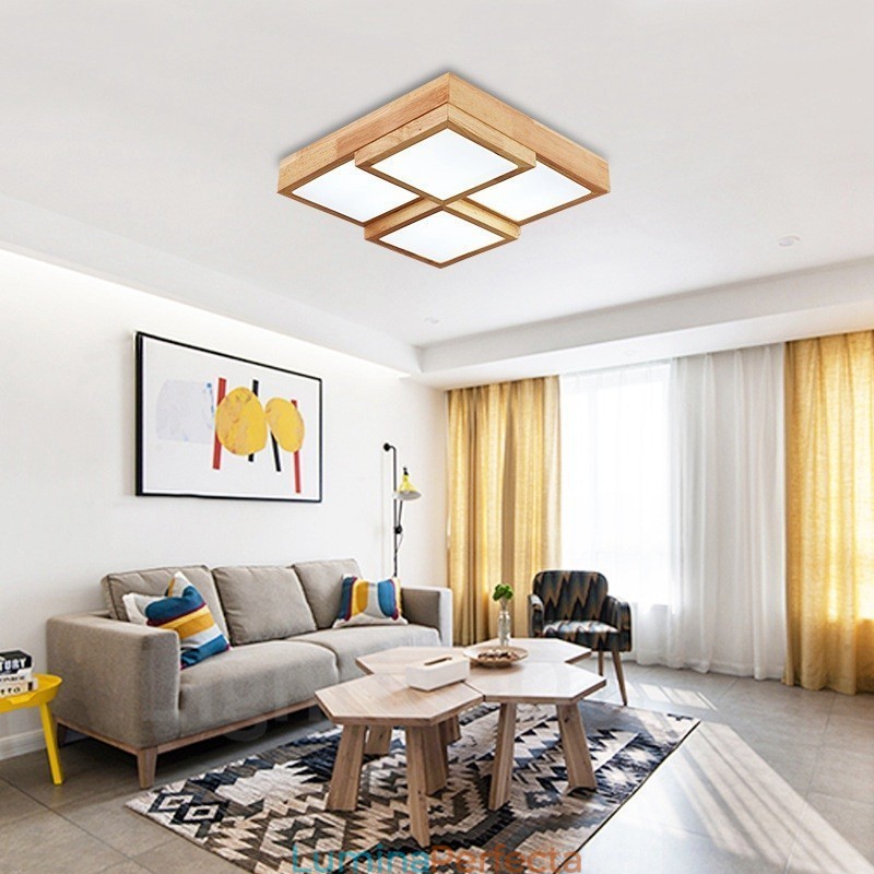 Plafoniere moderne, contemporane, în stil nordic, cu abajur din acril