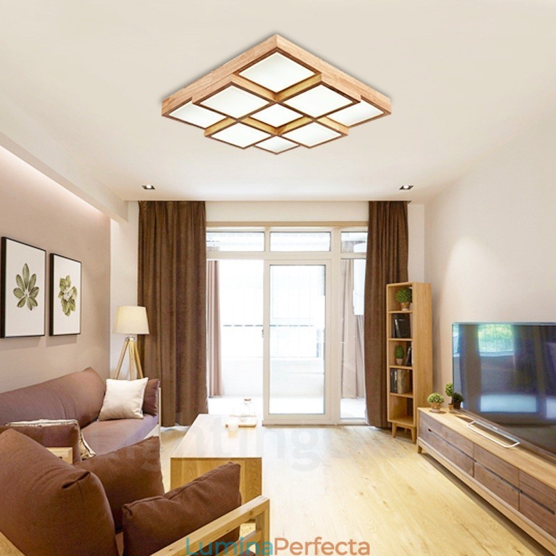 Plafoniere moderne, contemporane, în stil nordic, cu abajur din acril