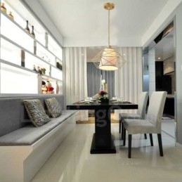 Lampă suspendată cu 1 lumină retro, vintage, negru, din fier, cu nuanțe din material textil