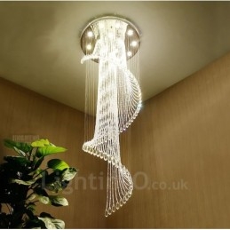 15 lumini moderne de cristal suspendat de plafon candelabru de interior lămpi de iluminat cu becuri
