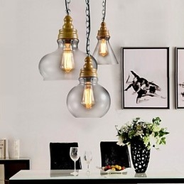 Candelabru din metal cu 3 lumini, modern contemporan, în stil mini