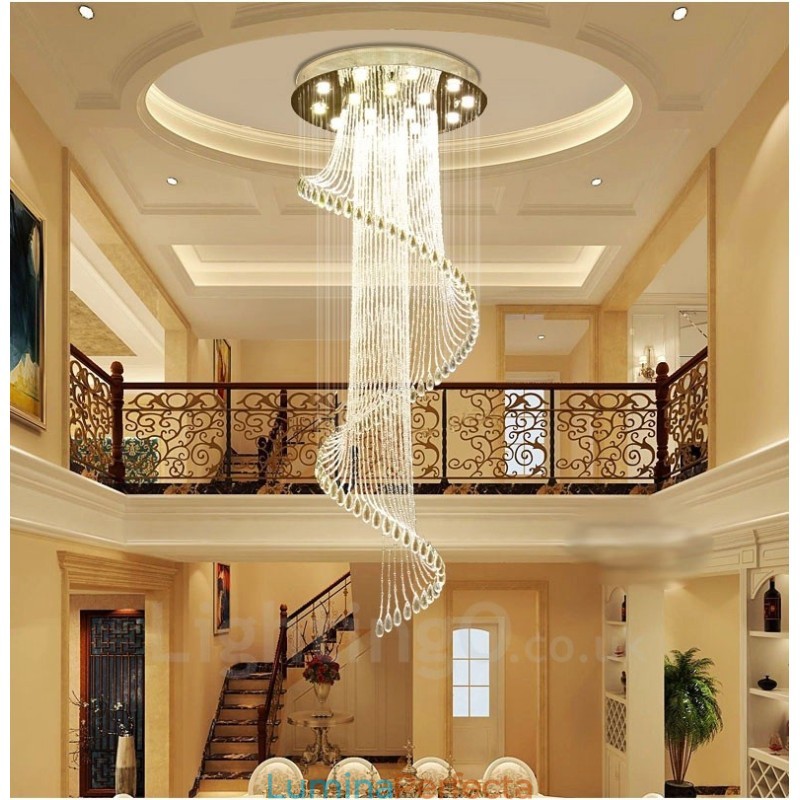 15 lumini moderne de cristal suspendat de plafon candelabru de interior lămpi de iluminat cu becuri