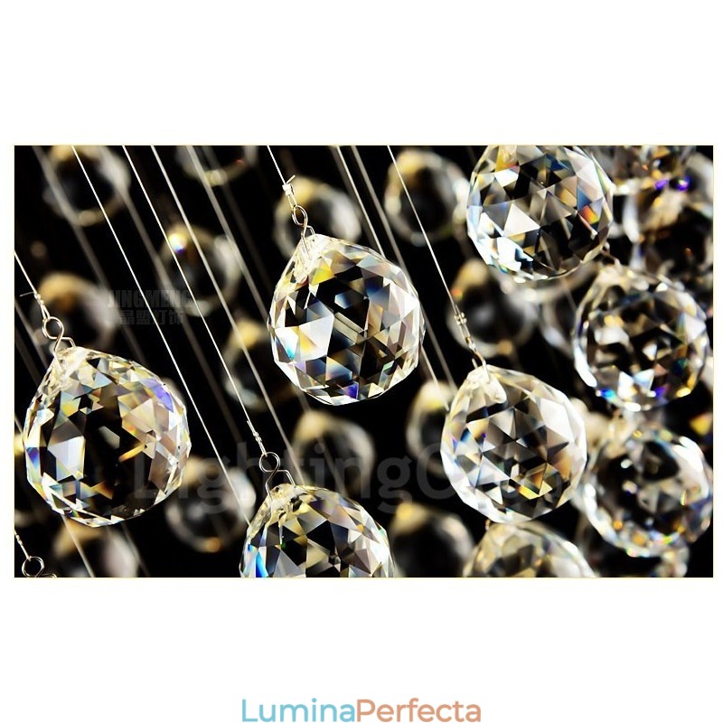 Lumină suspendată de tavan modern din cristal Candelabru de interior Corpuri de iluminat