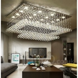 Lumină suspendată de tavan modern din cristal Candelabru de interior Corpuri de iluminat